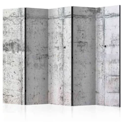 Outlet Wohnen Mobiler Raumtrenner im Betonwand Design - Duno