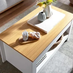 Discount Wohnen Modern Country Couchtisch mit Staufach - Intora