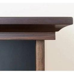 Online Wohnen Modern Country Nachtschrank in Dunkelbraun - Nauizia