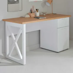 Discount Wohnen Modern Country Schreibtisch mit Stauraum - Ristina