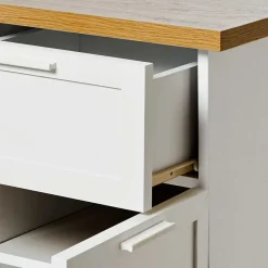 Discount Wohnen Modern Country Schreibtisch mit Stauraum - Ristina