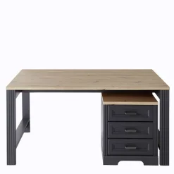 New Wohnen Modern Country Schreibtisch & Rollcontainer - Joe (zweiteilig)