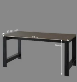 New Wohnen Modern Country Schreibtisch & Rollcontainer - Joe (zweiteilig)