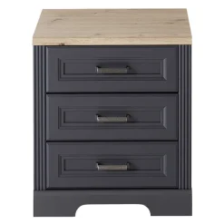 New Wohnen Modern Country Schreibtisch & Rollcontainer - Joe (zweiteilig)