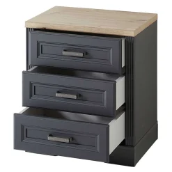 New Wohnen Modern Country Schreibtisch & Rollcontainer - Joe (zweiteilig)