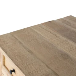 Best Wohnen Modern Country Schreibtisch mit Lamellentüren - Muray