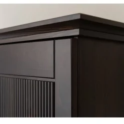 Best Wohnen Modern Country Sideboard in Dunkelbraun - Nauizia