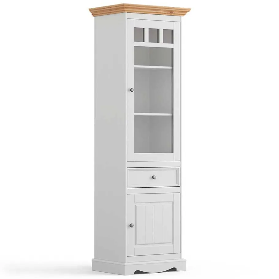 Clearance Wohnen Modern Country Vitrine zweifarbig - Vitablo
