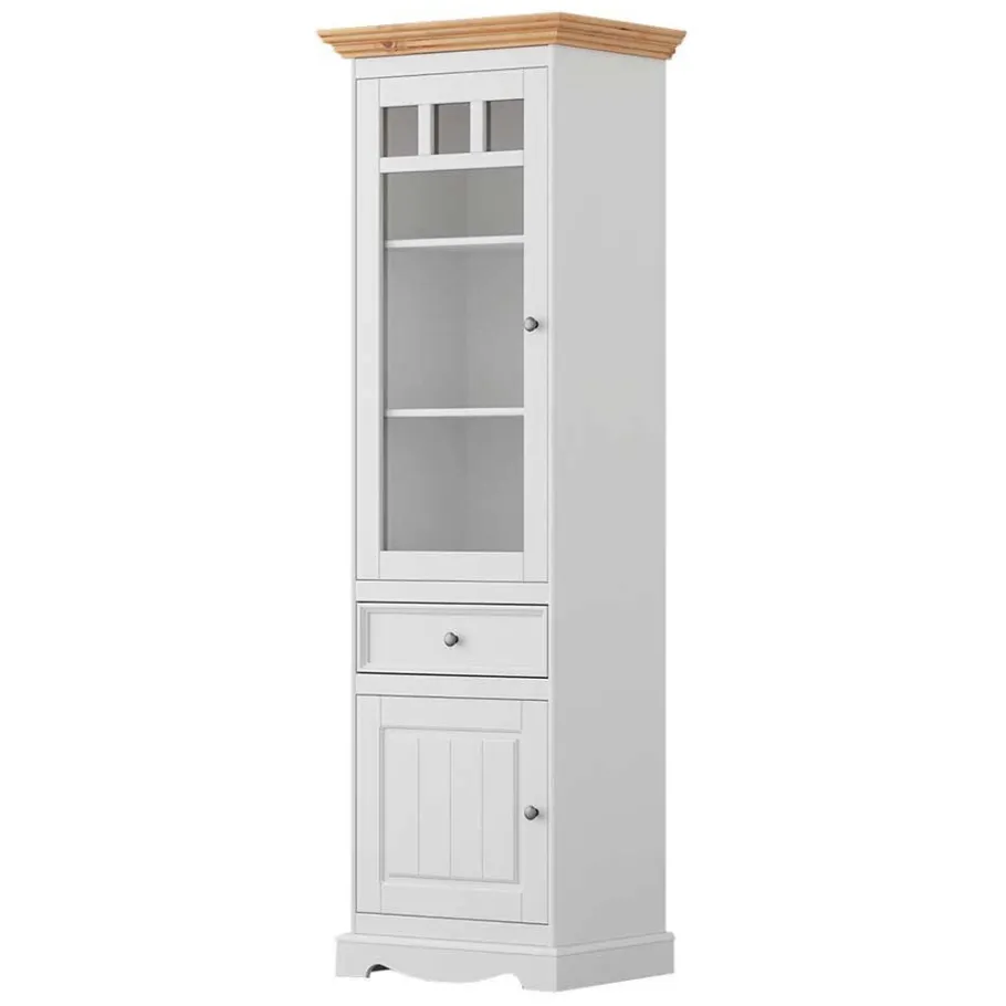 Clearance Wohnen Modern Country Vitrine zweifarbig - Vitablo