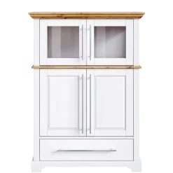 Discount Wohnen Modern Country Wohnzimmerschrank zweifarbig - Eyzaco