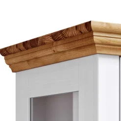 Discount Wohnen Modern Country Wohnzimmerschrank zweifarbig - Eyzaco