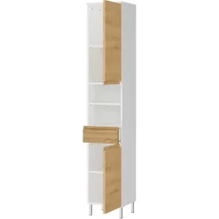 New Wohnen Moderne Badmöbel zweifarbig - Aspariavo (dreiteilig)