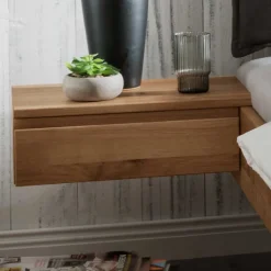 Sale Wohnen Moderne Bettanlage aus Wildeiche - Esvilda (dreiteilig)