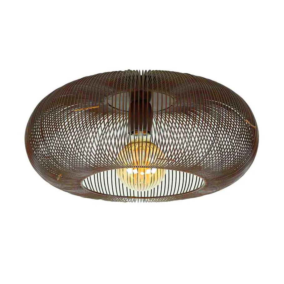 Discount Wohnen Moderne Deckenleuchte in Bronzefarben - Praguera