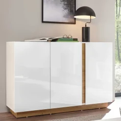 Discount Wohnen Moderne Kommode mit drei Türen - Myrda