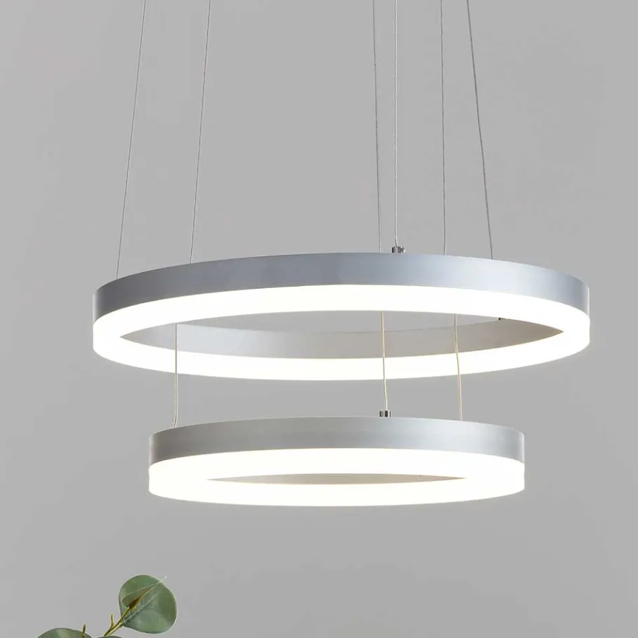 Discount Wohnen Moderne LED Hängeleuchte im Ring Design - Amure