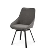 Best Wohnen Moderne Schalensitz Stühle in Grau - Runina (2er Set)