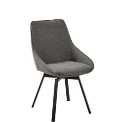 Best Wohnen Moderne Schalensitz Stühle in Grau - Runina (2er Set)
