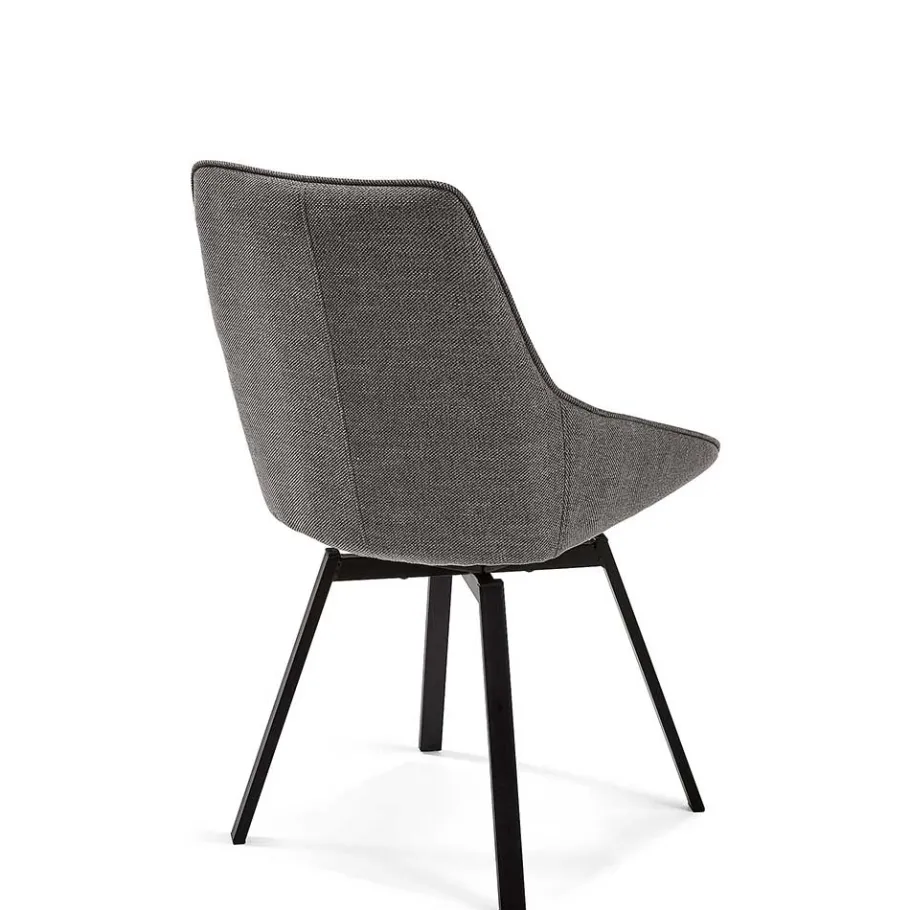 Best Wohnen Moderne Schalensitz Stühle in Grau - Runina (2er Set)