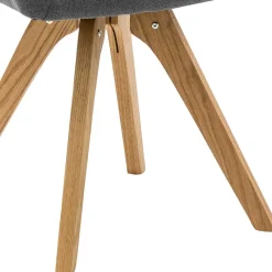 Outlet Wohnen Moderne Tischgruppe mit Armlehnstühlen - Glamoure (fünfteilig)