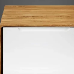 Sale Wohnen Moderne 2-türige Kommode in Weiß & Wildeiche - Diesta
