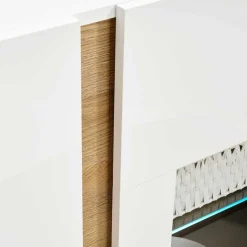 Hot Wohnen Moderne Vitrine 72x154x40 cm - Myrda
