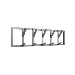 Clearance Wohnen Moderne Wandgarderobe mit fünf Kleiderhaken - Claudira