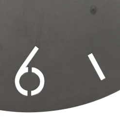 Discount Wohnen Moderne Wanduhr aus Stahl in Rund - Emsa