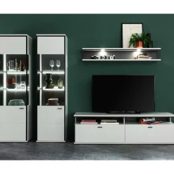 Clearance Wohnen Moderne Wohnwand-Möbel im Set - Loazin (vierteilig)