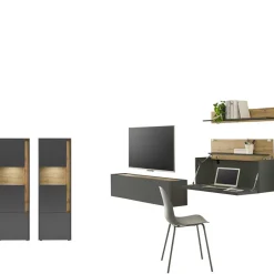 Best Wohnen Moderne Wohnzimmermöbel Set - Ahilav (fünfteilig)