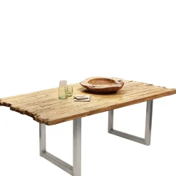 Hot Wohnen Moderner Esstisch aus recyceltem Teakholz - Adison