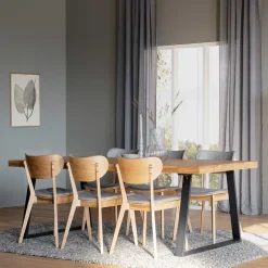 Wohnen Moderner Industrial Tisch mit Bügelgestell - Rave