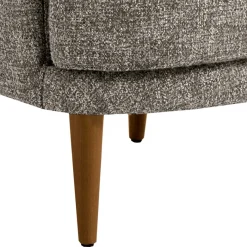 New Wohnen Moderner Ohrensessel in Beigegrau Boucle - Curemo
