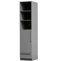 Discount Wohnen Moderner Schrank in Beton Grau - Almond