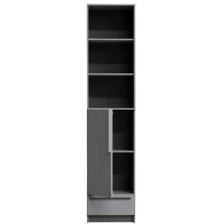 Discount Wohnen Moderner Schrank in Beton Grau - Almond