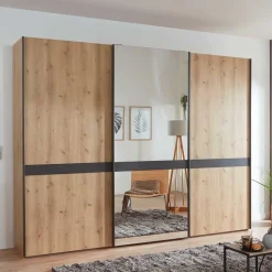 Online Wohnen Moderner Schwebetürenschrank mit Spiegel - Ulapos
