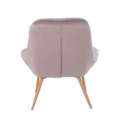 Wohnen Moderner TV Sessel in Rosa Samtstoff - Montreal