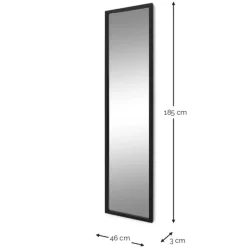 Clearance Wohnen Moderner Wandspiegel 185 cm hoch - Albin