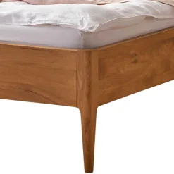 Discount Wohnen Modernes Bett aus Echtholz Wildeiche - Maaref