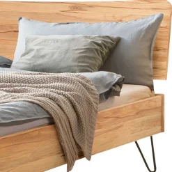 Best Wohnen Modernes Bett aus Wildbuche und Metall - Sunil