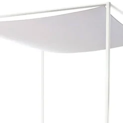 Sale Wohnen Modernes Himmelbett in Eiche Bianco & Weiß - Blackbeard