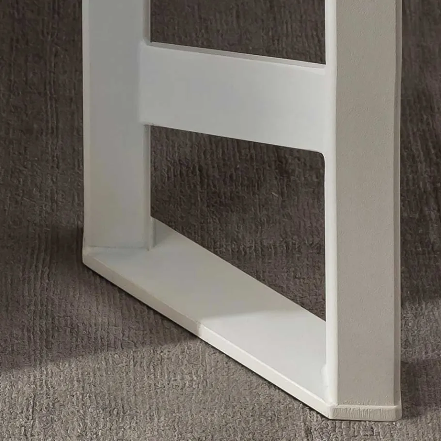 Sale Wohnen Modernes Himmelbett in Eiche Bianco & Weiß - Blackbeard