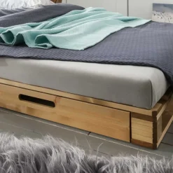 Best Wohnen Modernes Palettenbett in Kiefer Laugenfarben - Lira