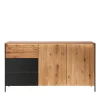 Best Wohnen Modernes Sideboard in Wildeiche und Anthrazit - Claas