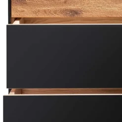 Best Wohnen Modernes Sideboard in Wildeiche und Anthrazit - Claas
