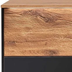 Best Wohnen Modernes Sideboard in Wildeiche und Anthrazit - Claas