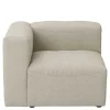 Discount Wohnen Modulsofa Eckelement in Cremeweiß - Tembreno