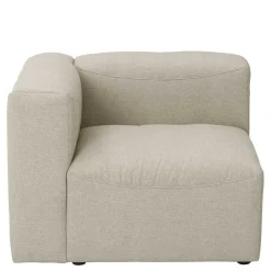 Discount Wohnen Modulsofa Eckelement in Cremeweiß - Tembreno