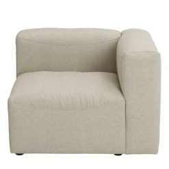 Discount Wohnen Modulsofa Eckelement in Cremeweiß - Tembreno