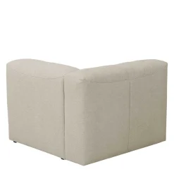 Discount Wohnen Modulsofa Eckelement in Cremeweiß - Tembreno